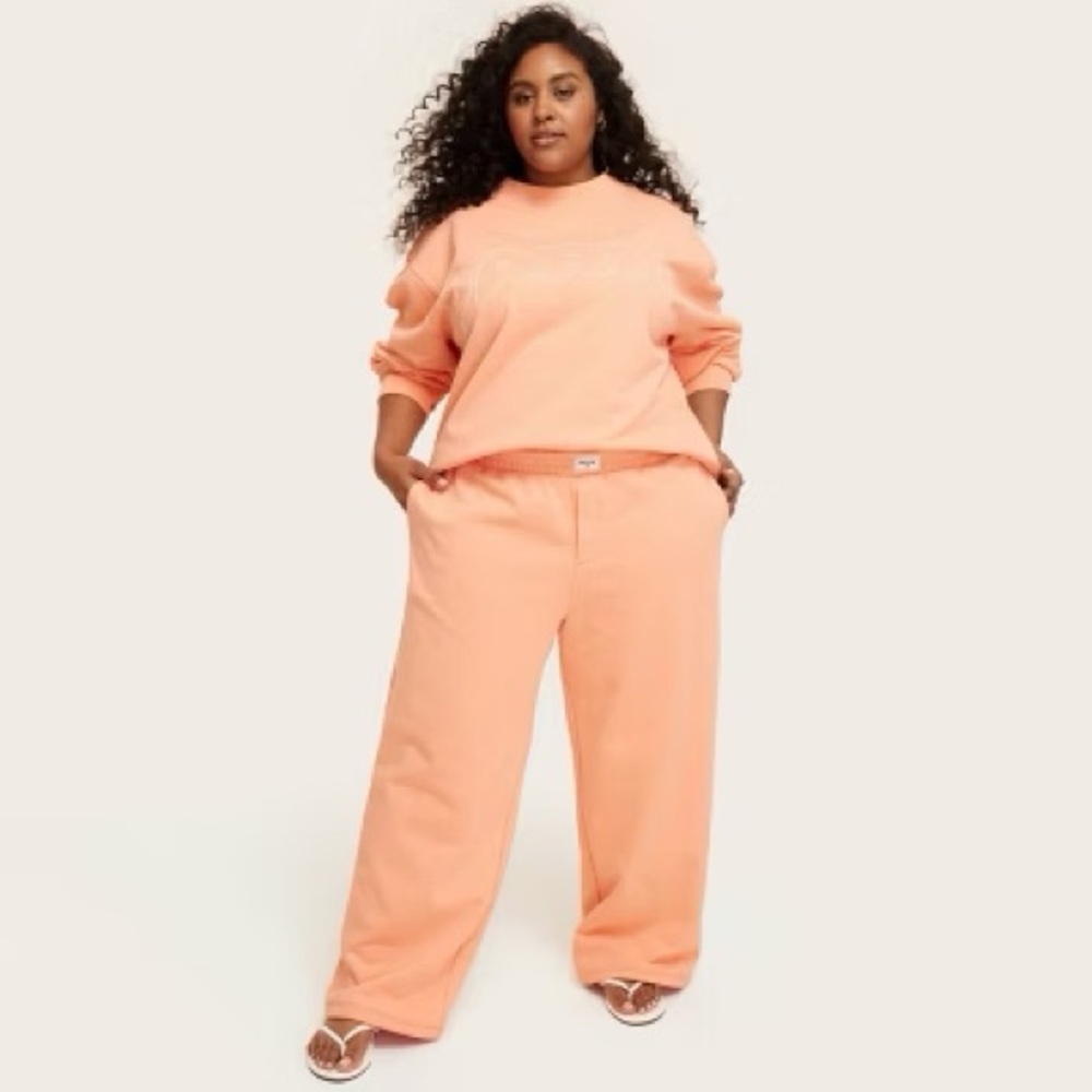 Parke x Target Peach/orange Relaxed Sweatshirt